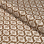 Schumacher Villa Cavrois Cut Velvet Nutmeg Fabric