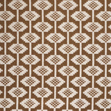 Schumacher Villa Cavrois Cut Velvet Nutmeg Fabric
