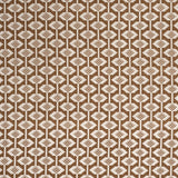 Schumacher Villa Cavrois Cut Velvet Nutmeg Fabric