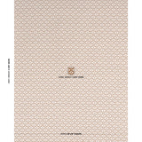Schumacher Villa Cavrois Cut Velvet Nutmeg Fabric