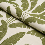 Schumacher Palm Canopy Green Fabric