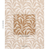 Schumacher Palm Canopy Beige Fabric