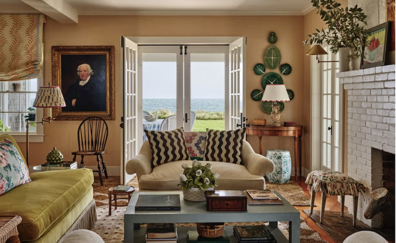 Coastal living room by Whitney McGregor