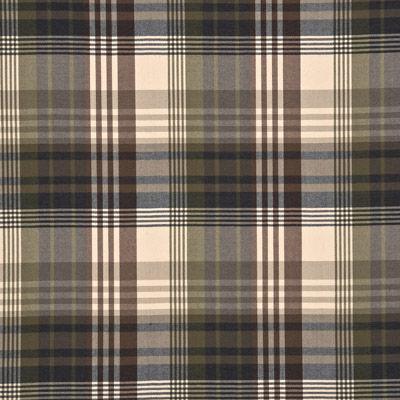 Mulberry ANCIENT TARTAN CHARCOAL/GOLD Fabric