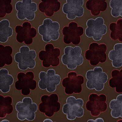 Mulberry ASTER VELVET RD/MAUV Fabric
