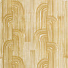 Lee Jofa Crescent Paper Gold/Ivory Wallpaper