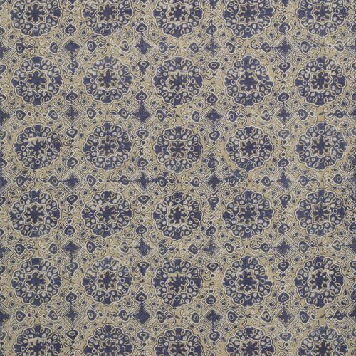 Lee Jofa ASHCOMBE SAND/BLUE Fabric