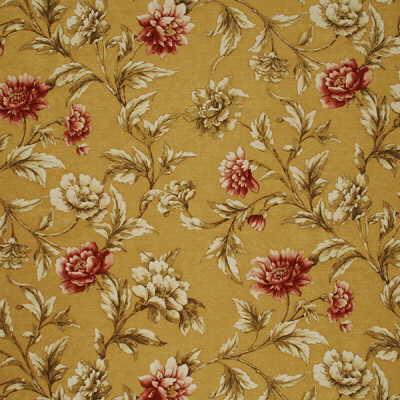 Mulberry GILDED PEONY SAND/RED Fabric