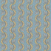 Kasmir Paisley Scallop Aqua Fabric