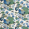 G P & J Baker Nympheus - Linen Aqua/Teal Fabric