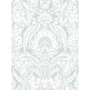 Cole & Son Chatterton Pale Blue And White Wallpaper