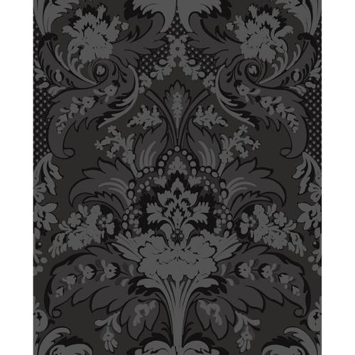Cole & Son ALDWYCH BLACK AND GRAPHITE Wallpaper