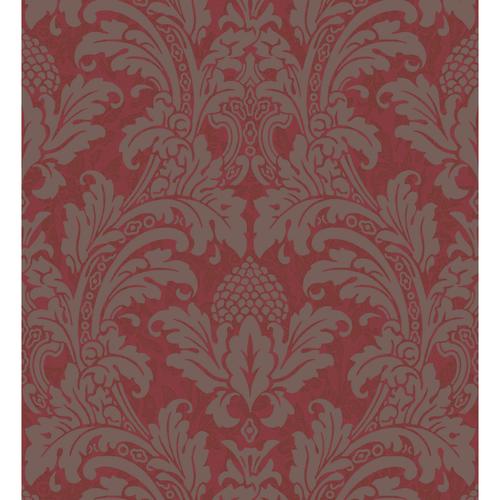 Cole & Son BLAKE RED AND SILVER Wallpaper
