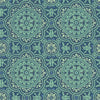 Cole & Son Piccadilly Teal And Gold Wallpaper