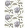 Cole & Son Summer Lily Lilac/Grn/Wt Wallpaper