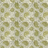Kasmir Swansea Leaf Olive Fabric