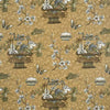 G P & J Baker Castleton Gold/Silver Drapery Fabric