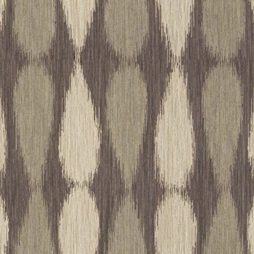 Groundworks Ikat Drops Natural Fabric | DecoratorsBest
