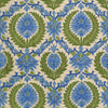 Brunschwig & Fils Zenobia Linen Print Canton Blue/Green Upholstery Fabric