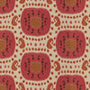 Brunschwig & Fils Samarkand Cotton And Linen Print Dusty Rose/Rust Fabric