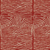 Brunschwig & Fils Le Zebre Red Fabric
