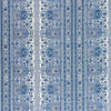 Brunschwig & Fils Digby S Tent Linen & Cotton Print Moroccan Blue Fabric