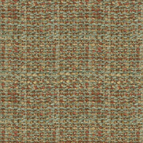 Brunschwig & Fils BOUCLE TEXTURE JADE/CORAL Fabric