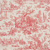 Brunschwig & Fils Le Hameau Crimson Wallpaper