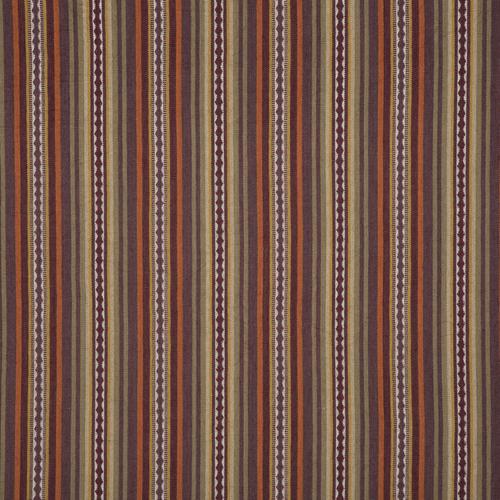Mulberry DALTON STRIPE SPICE/PLUM Fabric