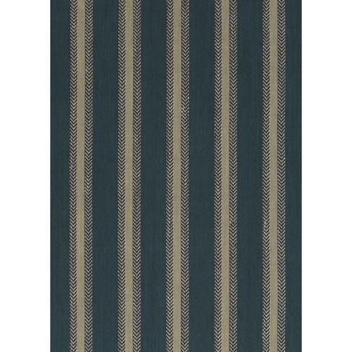 Mulberry CHESTER STRIPE TEAL Fabric