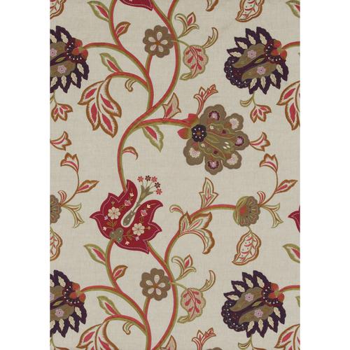Mulberry FLORAL FANTASY RED/PLUM Fabric