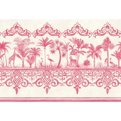 Cole & Son ROU BORDER ROSE PINK Wallpaper