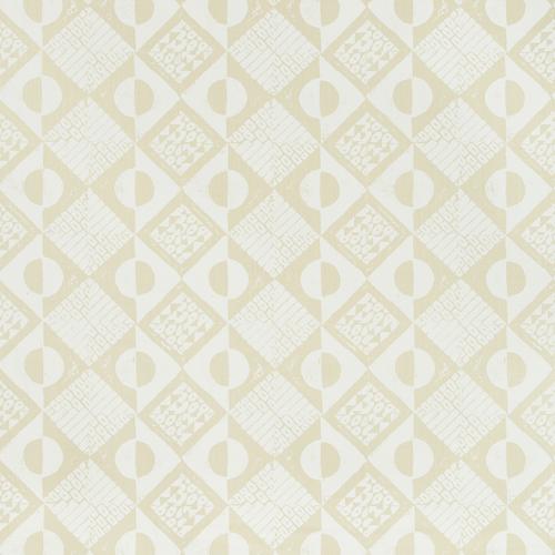 Lee Jofa CIRCLES AND SQUARES OFF WHITE Fabric