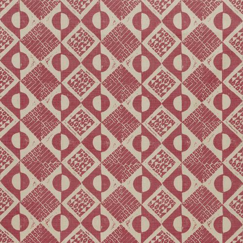 Lee Jofa CIRCLES AND SQUARES BERRY Fabric