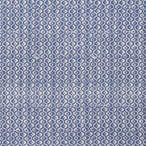 Lee Jofa SMALL MEDALLION AZURE Fabric
