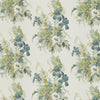 G P & J Baker Bird & Iris Soft Teal Fabric