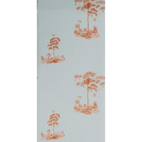 Andrew Martin PEAR TREE SUNSETORANGE Wallpaper