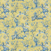 Brunschwig & Fils Chinese Landscape Cotton Print Mimosa Fabric