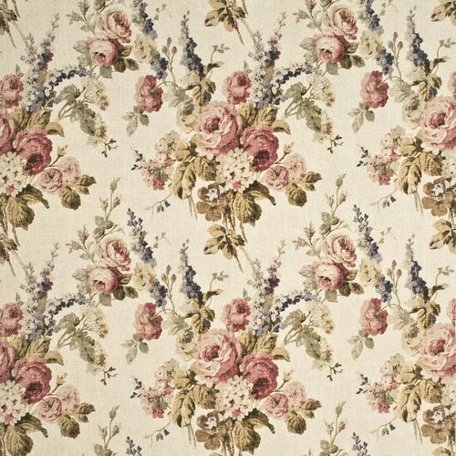 Mulberry VINTAGE FLORAL ANTIQUE/ROSE Fabric