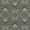 Mulberry Faded Tapestry Teal Fabric
