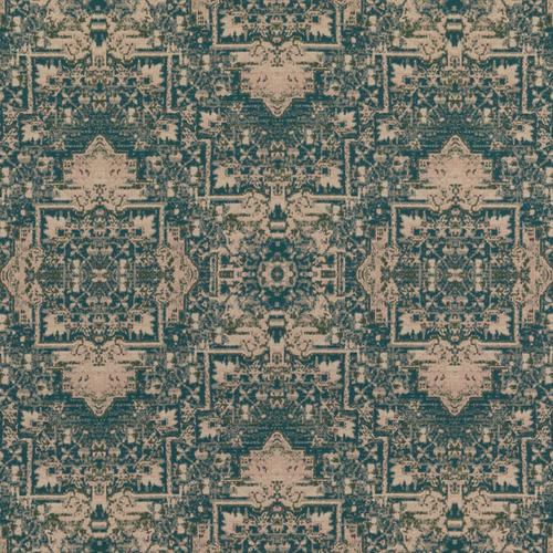 Mulberry FADED TAPESTRY TEAL Fabric