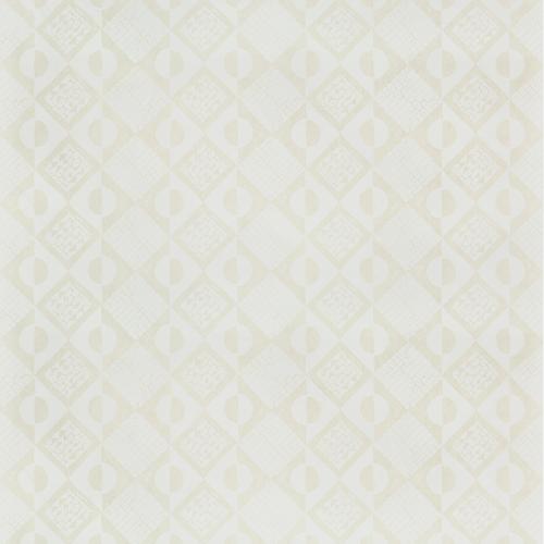 Lee Jofa CIRCLES AND SQUARES WP OFF WHITE Wallpaper