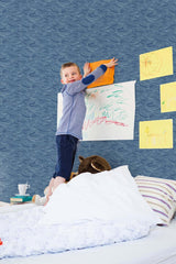 Seabrook Calm Seas Carolina Blue Wallpaper