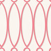 Seabrook Jasper Oval Metallic Pink And Gray Wallpaper