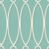 Seabrook Jasper Oval Turquoise And White Wallpaper