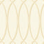 Seabrook Jasper Oval Metallic Gold Wallpaper