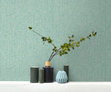 Seabrook Jasper Dots Metallic Silver And Blue Wallpaper