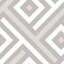 Seabrook Mirante Chevron Block Metallic Silver And White Wallpaper