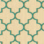 Seabrook Agate Ogee Metallic Teal And Gold Wallpaper