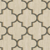 Seabrook Agate Ogee Metallic Charcoal And Gold Wallpaper